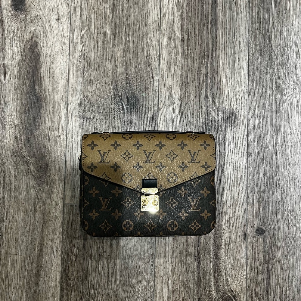 2 color Monogram Crossbody Bag